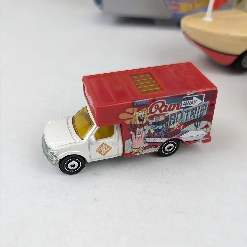 SpongeBob SquarePants Vehicle Lot – 2004 Mattel Slot Cars + Hot Wheels Patrick –